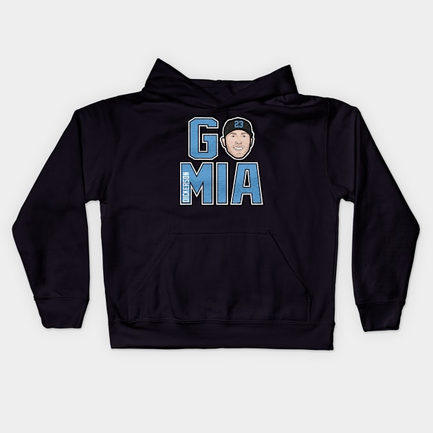 corey dickerson go mia Kids Hoodie by mazihaya pix